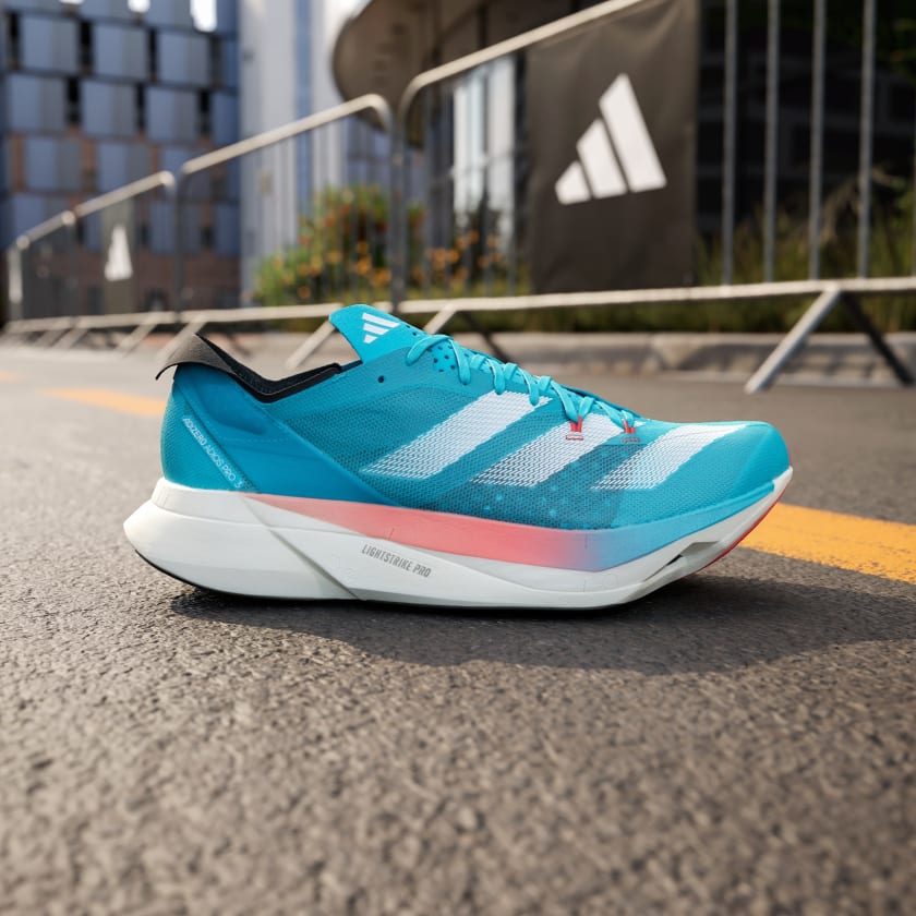 adidas Adizero Adios Pro 3 Running Shoes - Turquoise | Women's