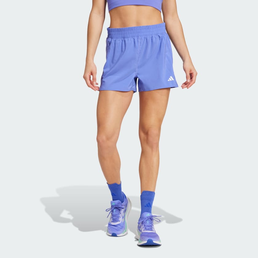Adidas Own The Run Shorts Semi Cobalt Blue M 4 Womens Running Shorts