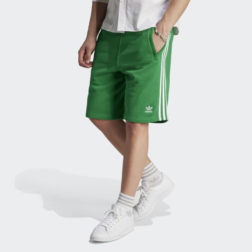 | adidas Adicolor Green US Men\'s - | adidas Lifestyle Sweat Classics 3-Stripes Shorts