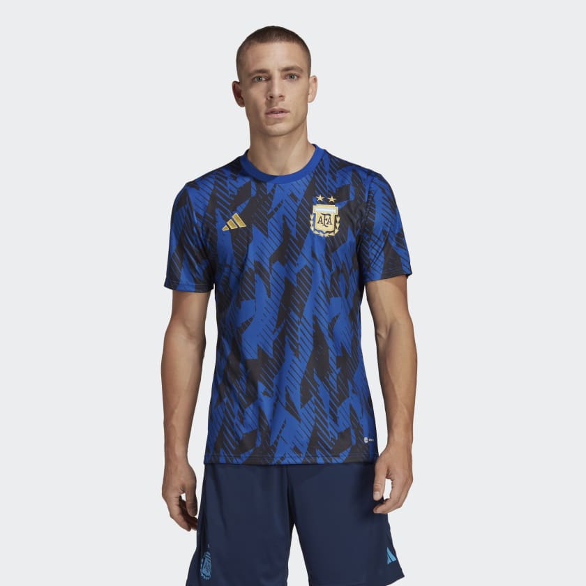 adidas Argentina Pre-Match Jersey - Blue, Men's Soccer