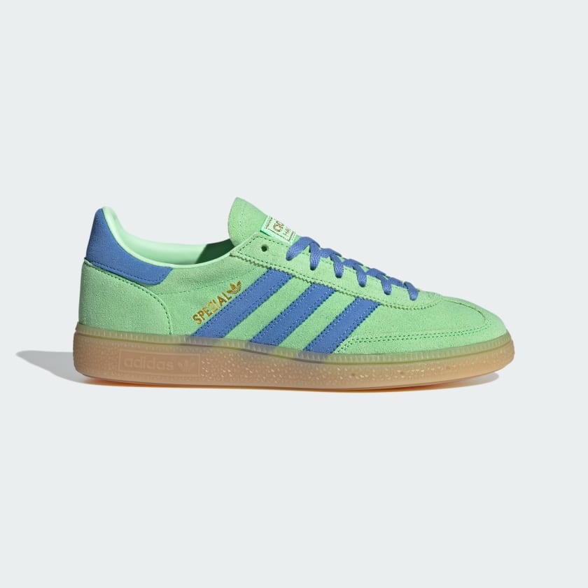 国内配送 adidas HANDBALL SPEZIAL P.INK/S.GREEN/GOLD LLIC Adidas Men Handball Spezial Preloved Ink / Semi Screaming