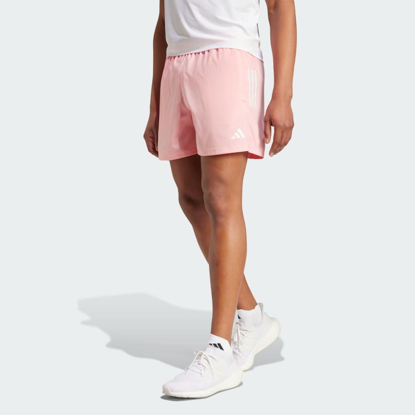 adidas Own The Run Shorts Pink adidas UK