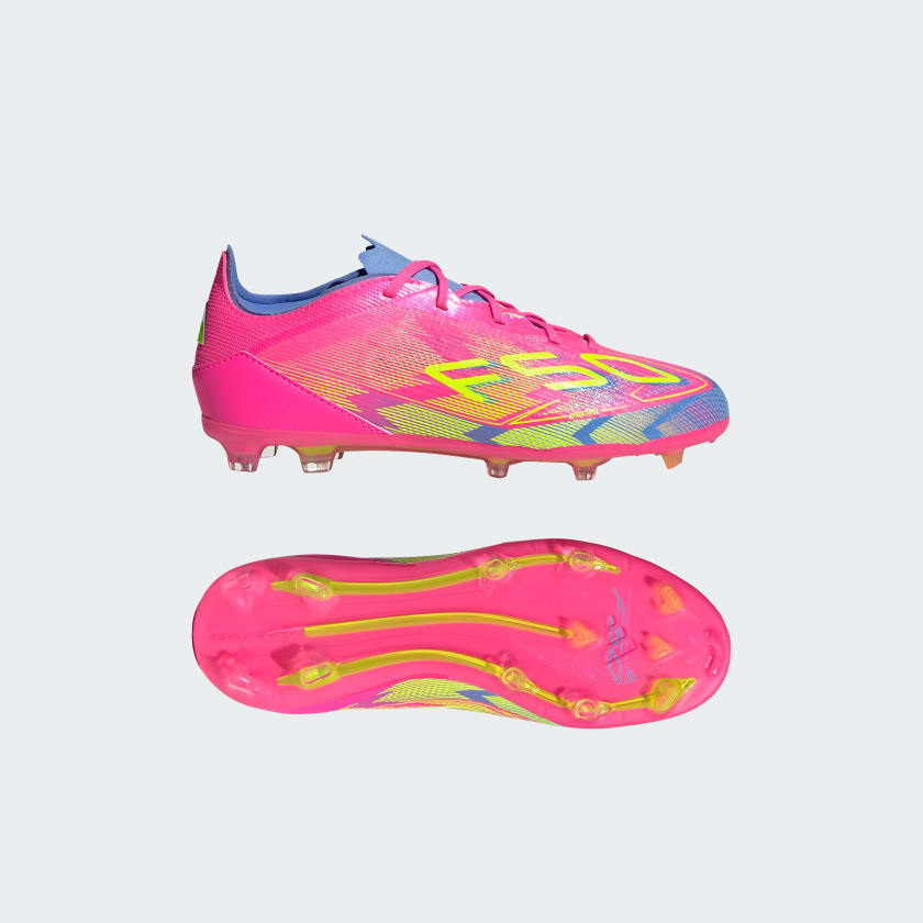定番のお歳暮&冬ギフトの商品をすべ Cleats Soccer Ground Firm Elite F50 adidas Kids Pink - シューズ