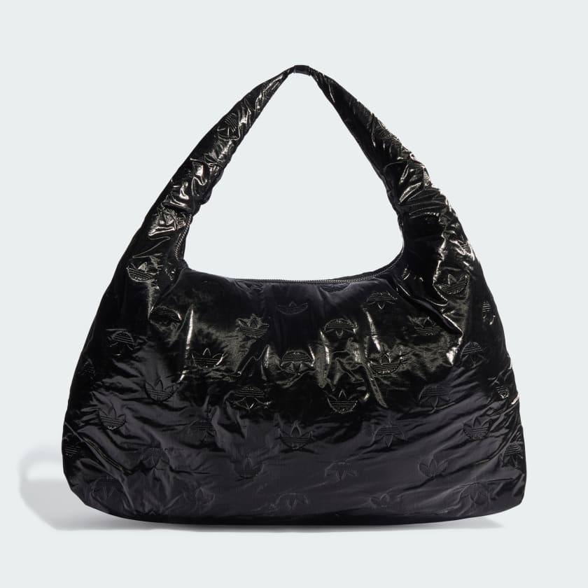 adidas Puffy Satin Shoulder Bag - Black | Women's Lifestyle | adidas US