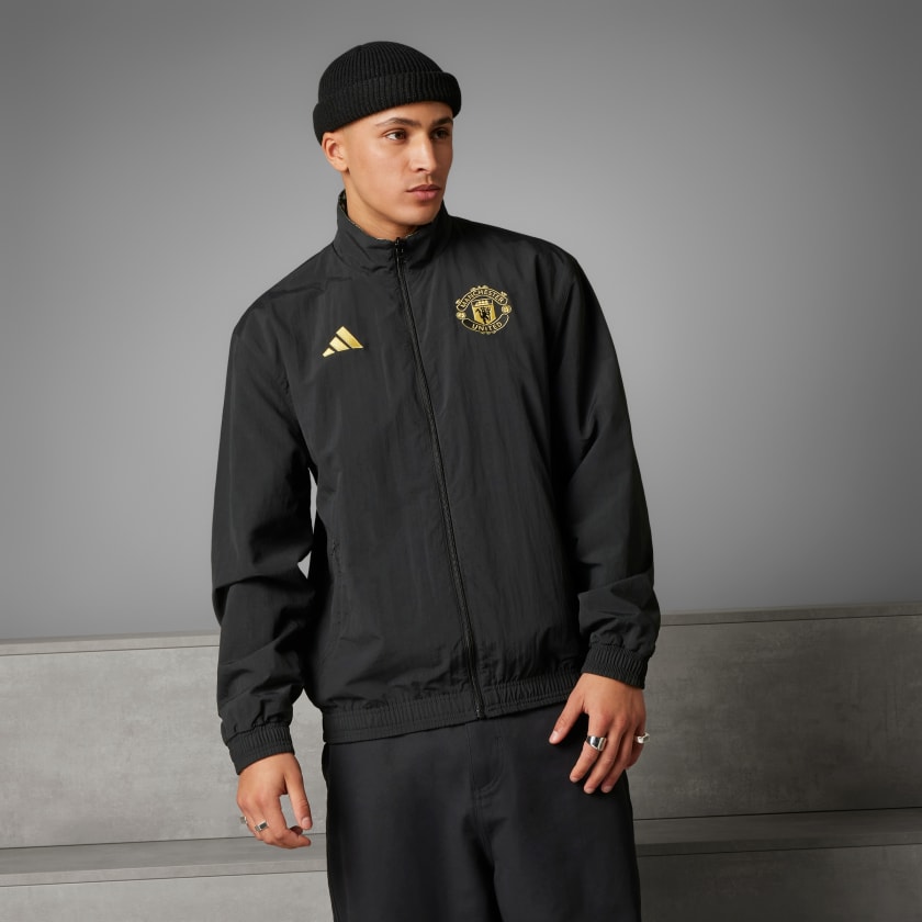 adidas Chamarra Anthem Manchester United Stone Roses Negro adidas Mexico