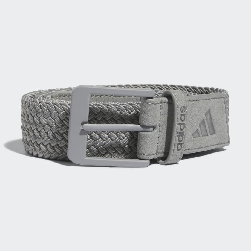 adidas Golf Braided Stretch Belt - Grey | adidas Canada