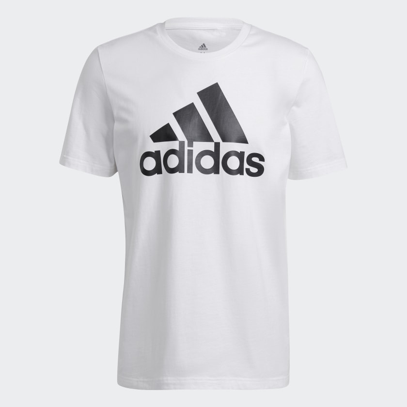 Adidas Men's Essentials Big Logo Tee, black-white