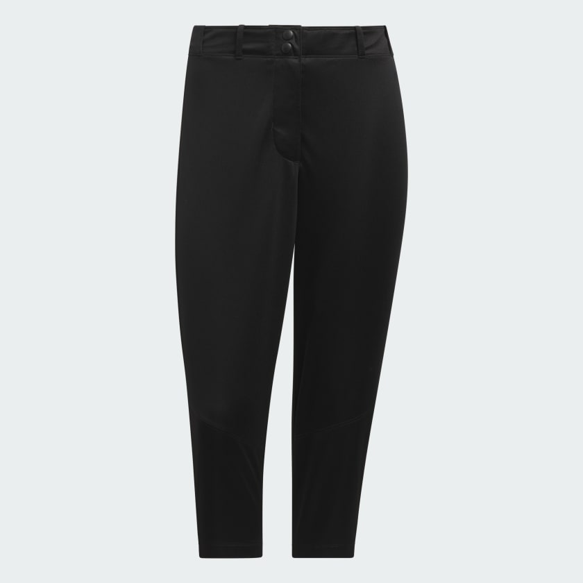NEW Adidas Women's 7/8 Length Snap Pants in Black, Size L