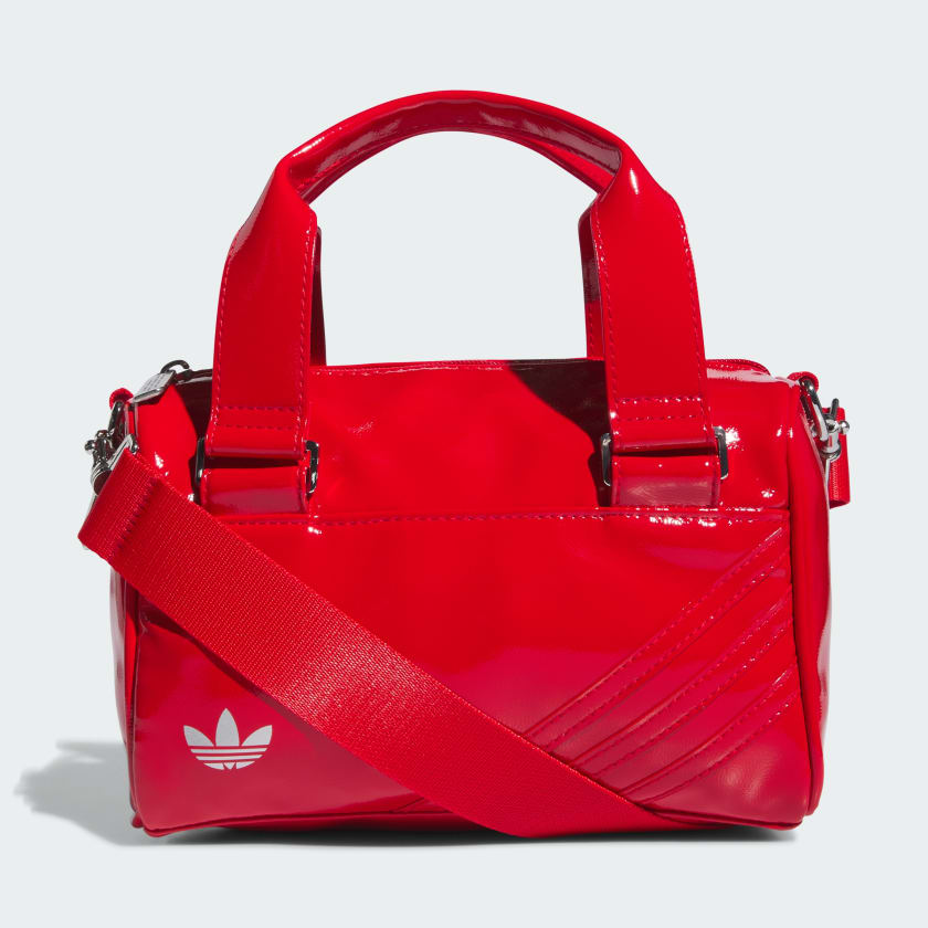 バッグ・カバンその他 adidas diamond bag red JD5549 adidas Patent Trefoil Crossbody Bag - Red | Free Shipping