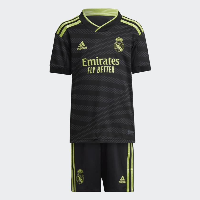 Hoofd Eerlijkheid Tegenover adidas Real Madrid 22/23 Derde Mini-Tenue - zwart | adidas Belgium