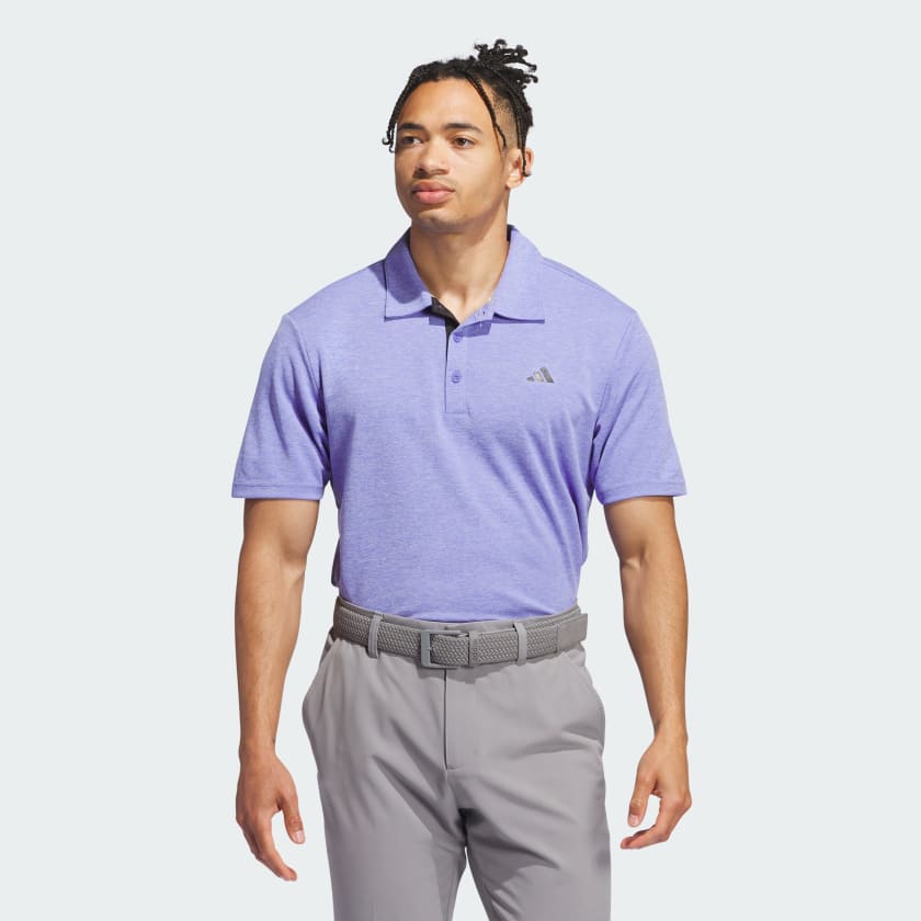 Adidas men's drive novelty heather golf polo new arrivals