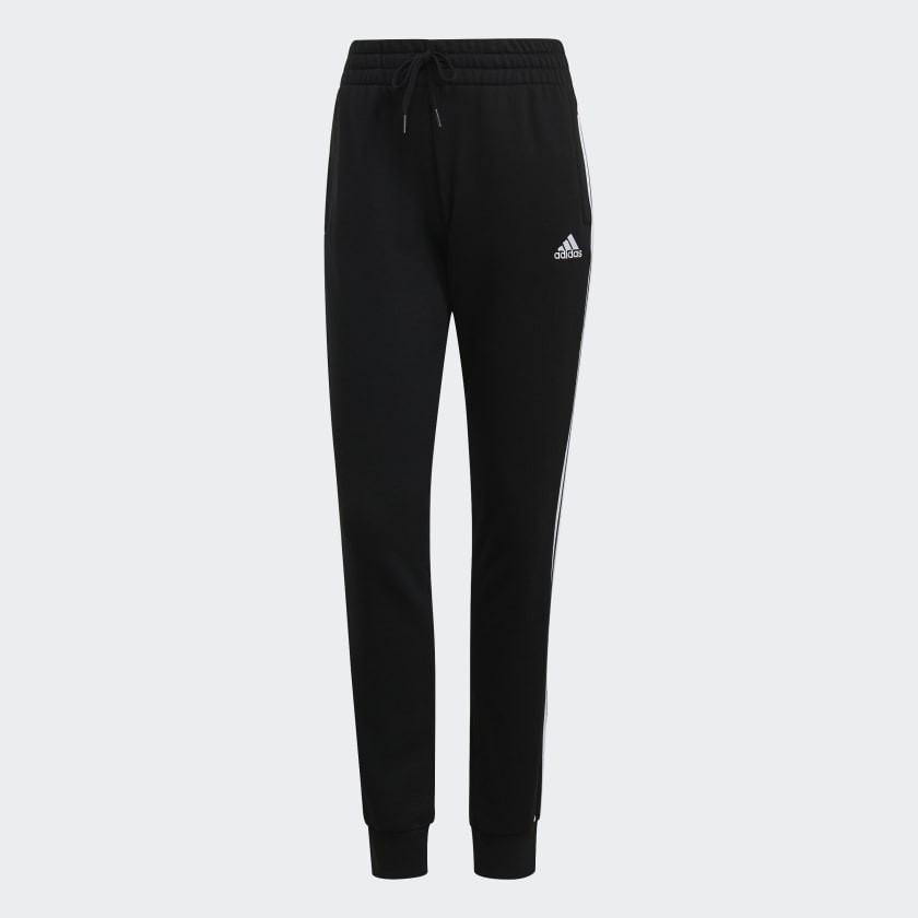 New Adidas Women's X-Small Essential 3-Stripe Track Pants, White/Black –  PremierSports