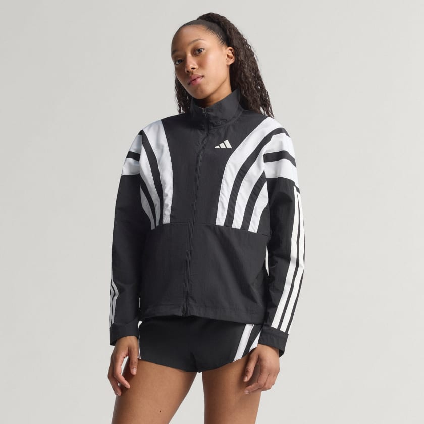 送料無料◆2025新品  adidas Free | Black - Jacket Running Archive Adizero トップス