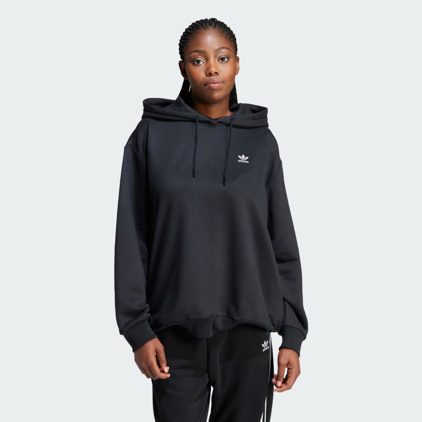 Adidas oversized trefoil sweatshirt sales