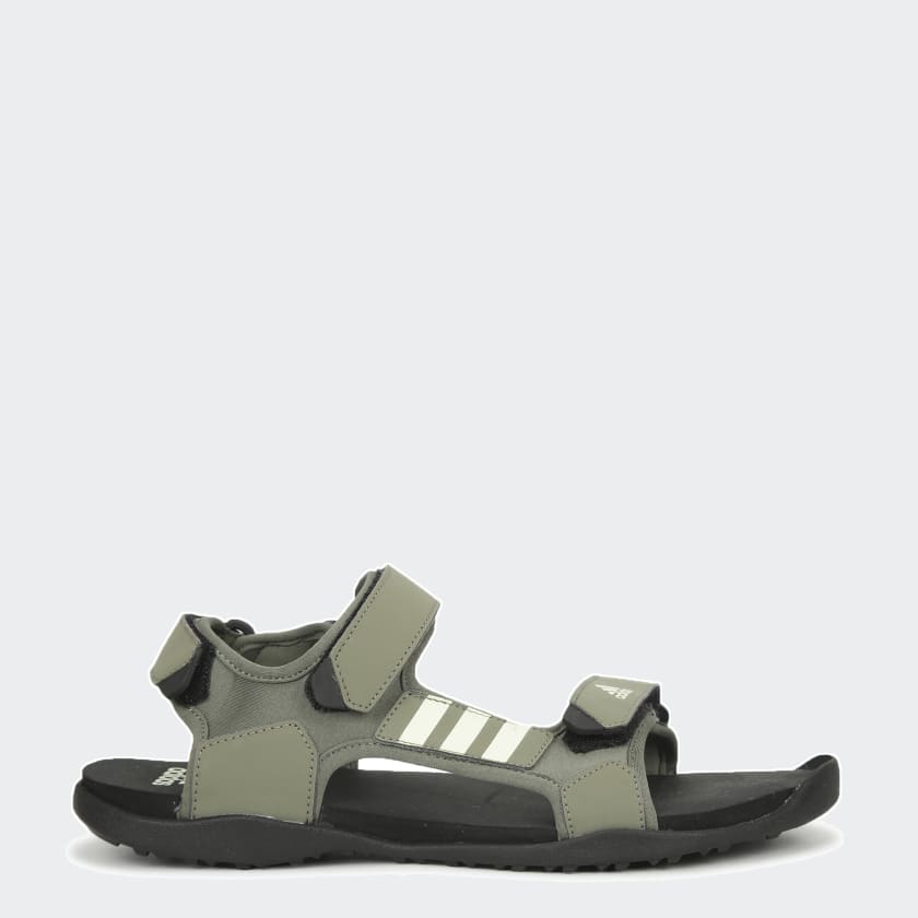 green adidas sandals