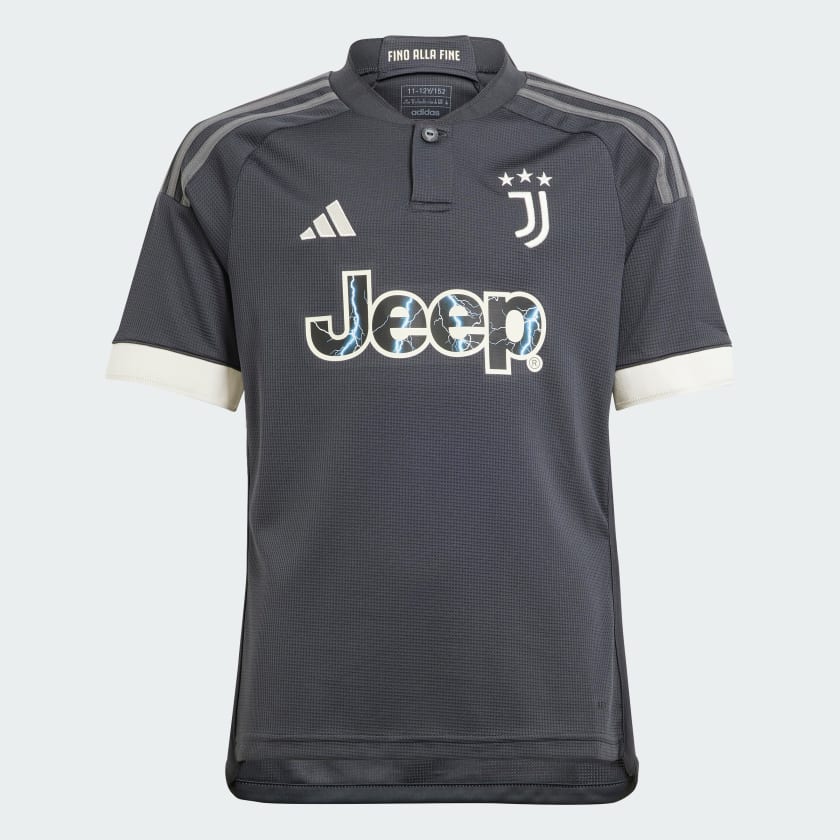 adidas Juventus 23/24 Home Kit Kids - Black