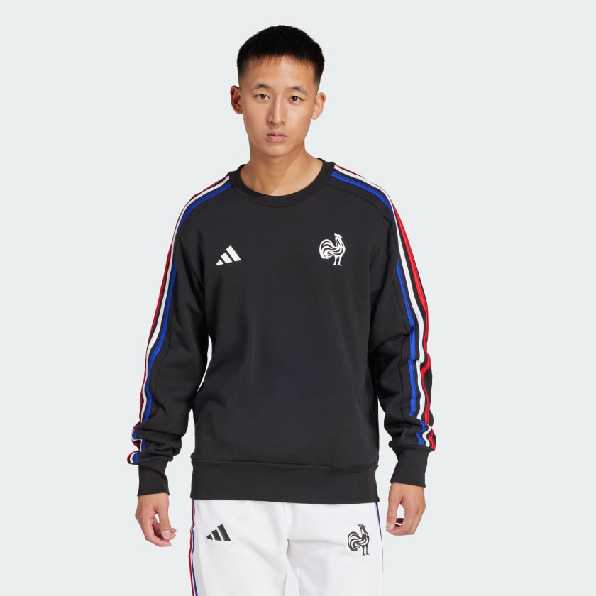 Sweat adidas bande sur les manches on sale