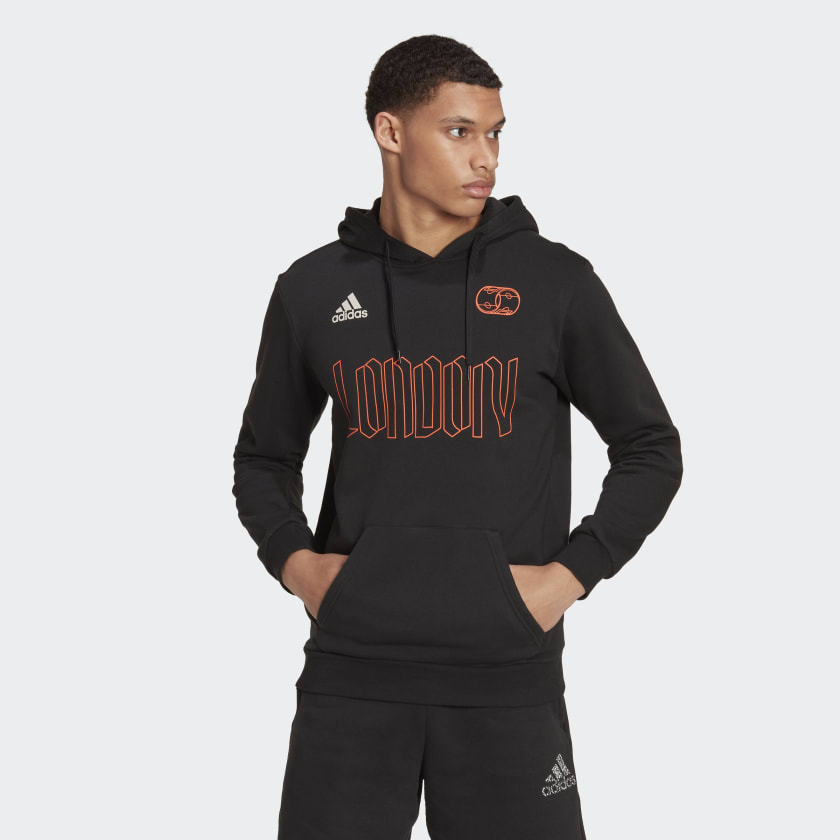 adidas London Graphic Hoodie - Czerń | adidas Poland