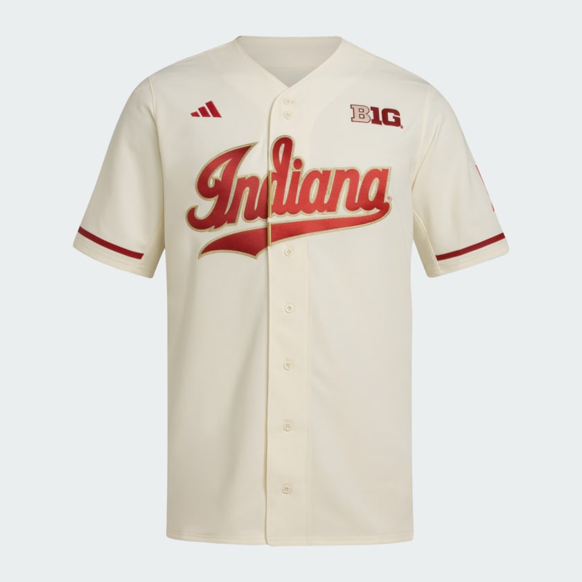adidas Indiana Full-Button Jersey - White | Free Shipping with adiClub |  adidas US