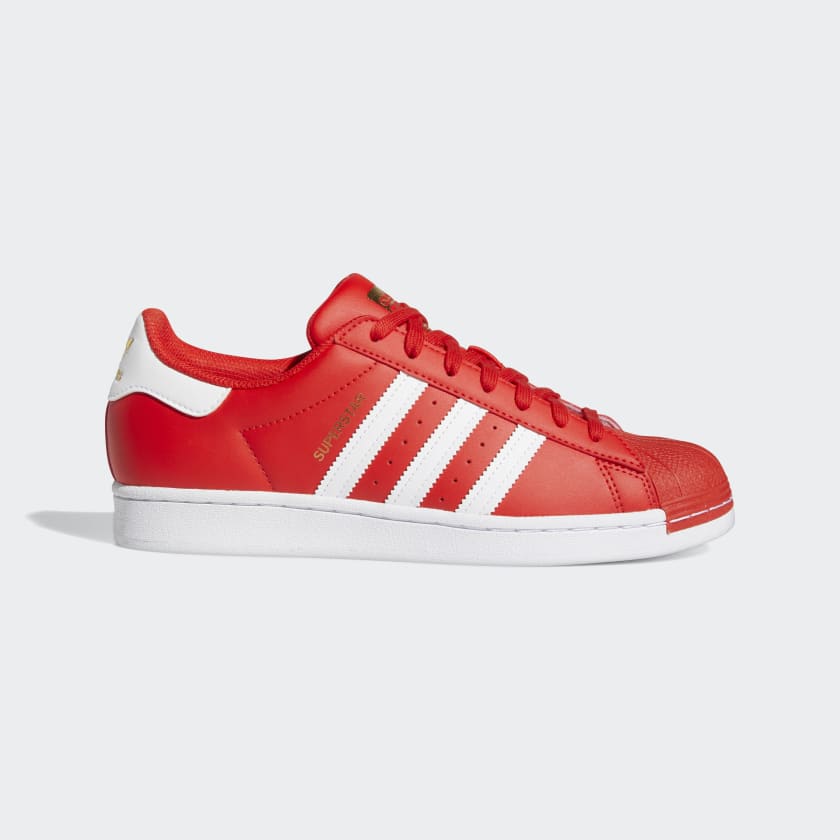 Red adidas Superstar Shoes men lifestyle adidas US