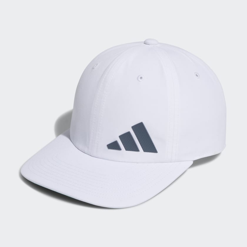 adidas Offset 3-Bar Snapback Hat - White | Men's Training | adidas US