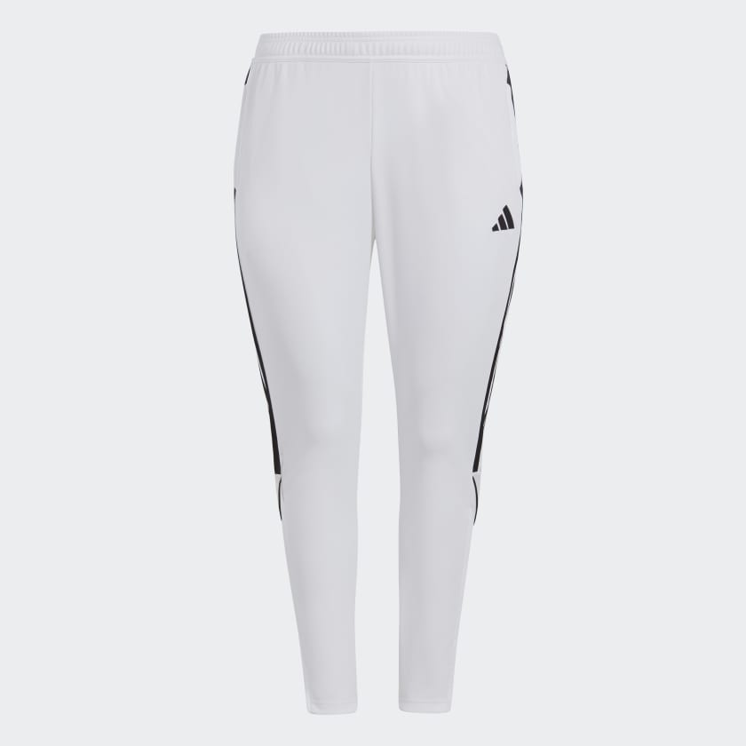 Adidas white tiro pants on sale