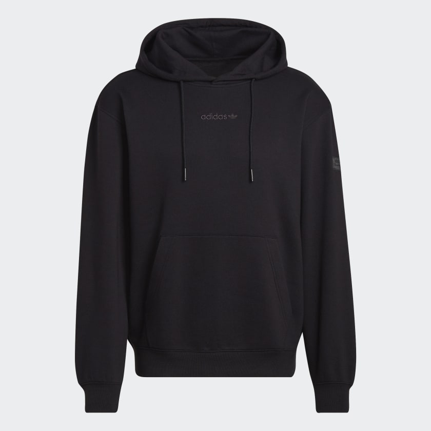 adidas Trefoil Linear Hoodie Black Free Shipping with adiClub adidas Canada
