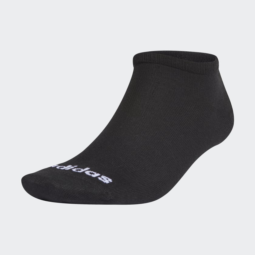 adidas No Show Socks 3 Pairs Black adidas UK