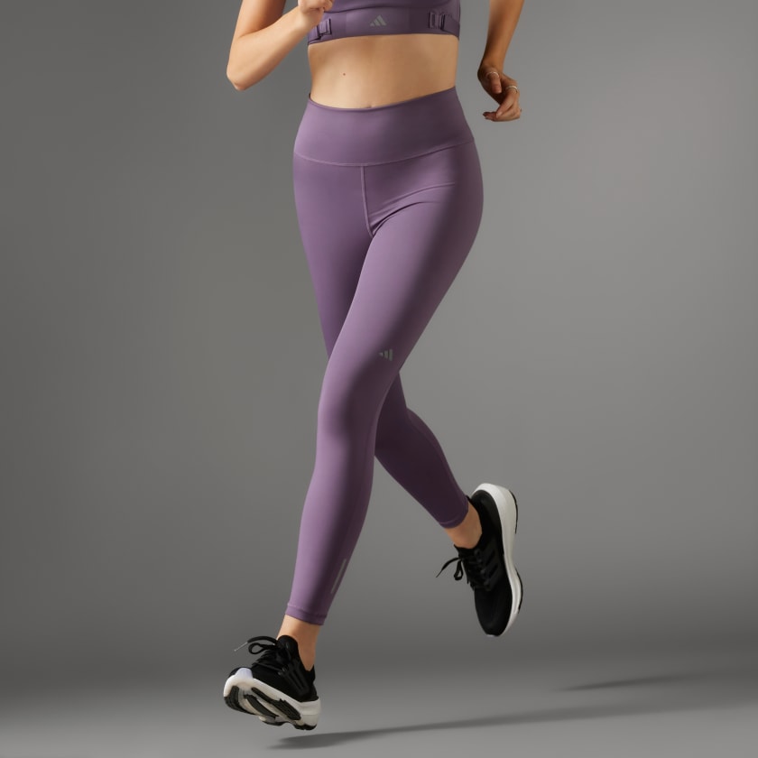 adidas Performance OPTIME 7/8 - Leggings - silver violet/purple