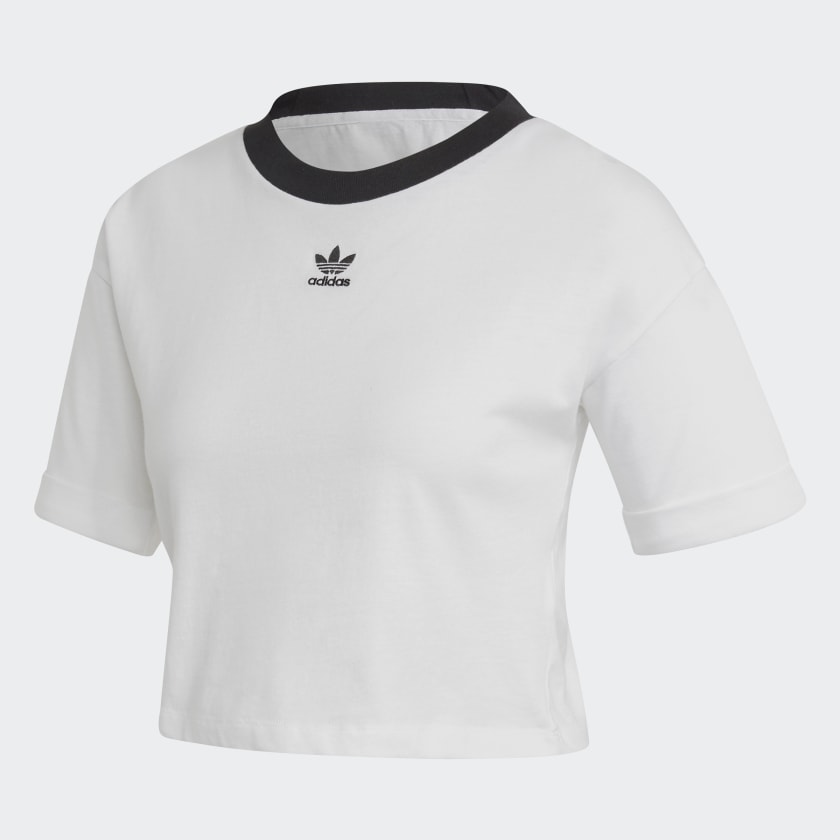 adidas Crop Top White adidas Thailand
