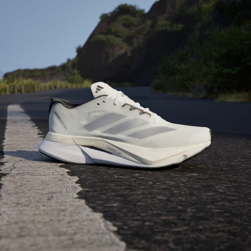 adidas Adizero Boston 12 Running Shoes - White | Women's Running ...