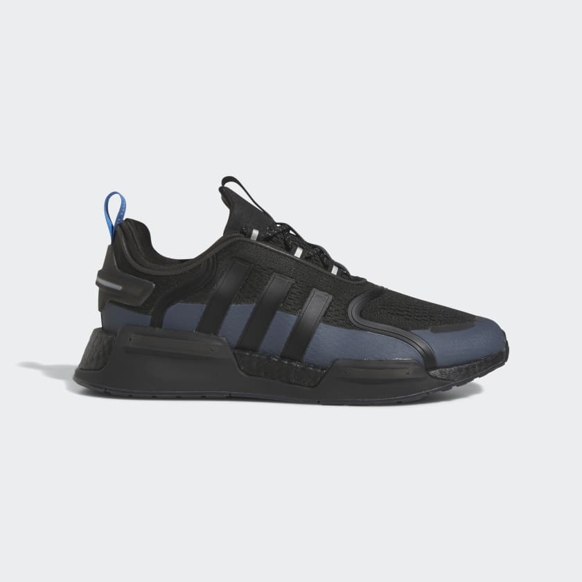 Tenis adidas negro con azul discount