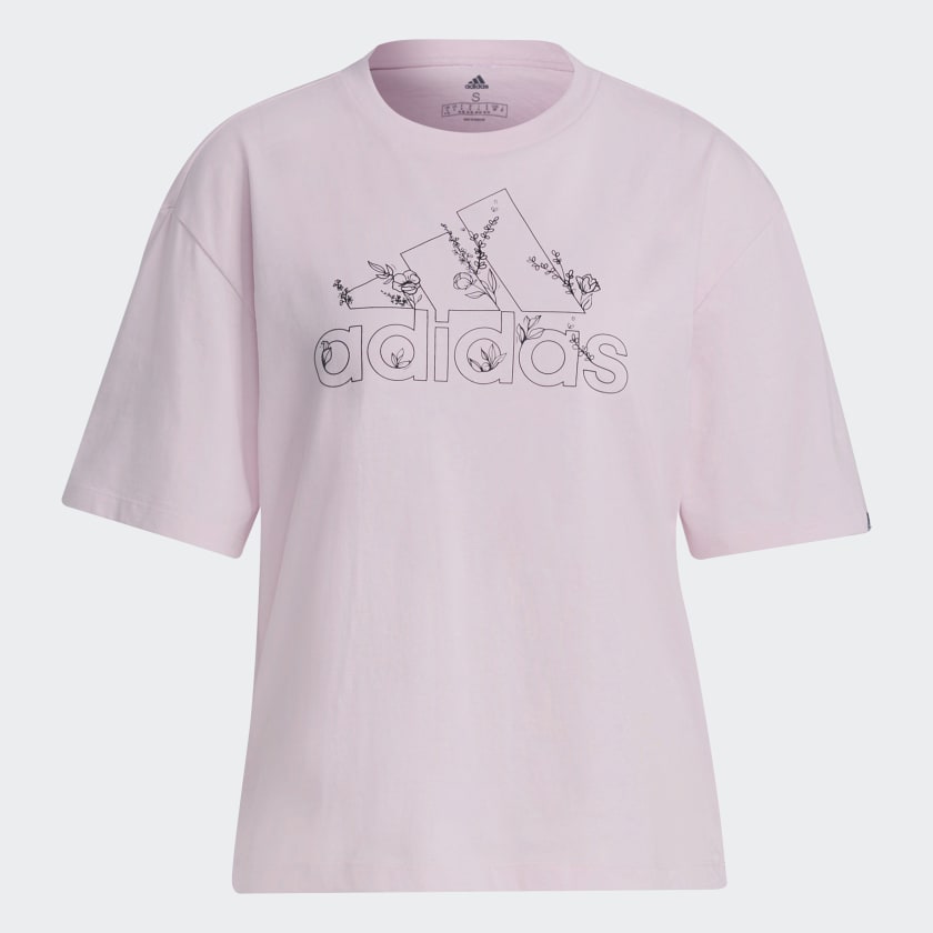 Remera adidas con flores outlet