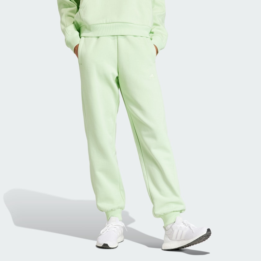 adidas Women\'s SZN ALL Loose Pants Fleece US | Lifestyle adidas Green | -