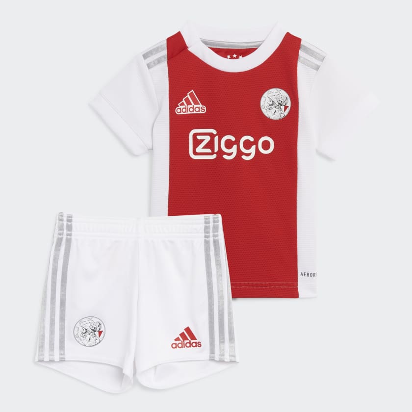 Miniconjunto Baby equipación Ajax 21/22 - Blanco adidas adidas España