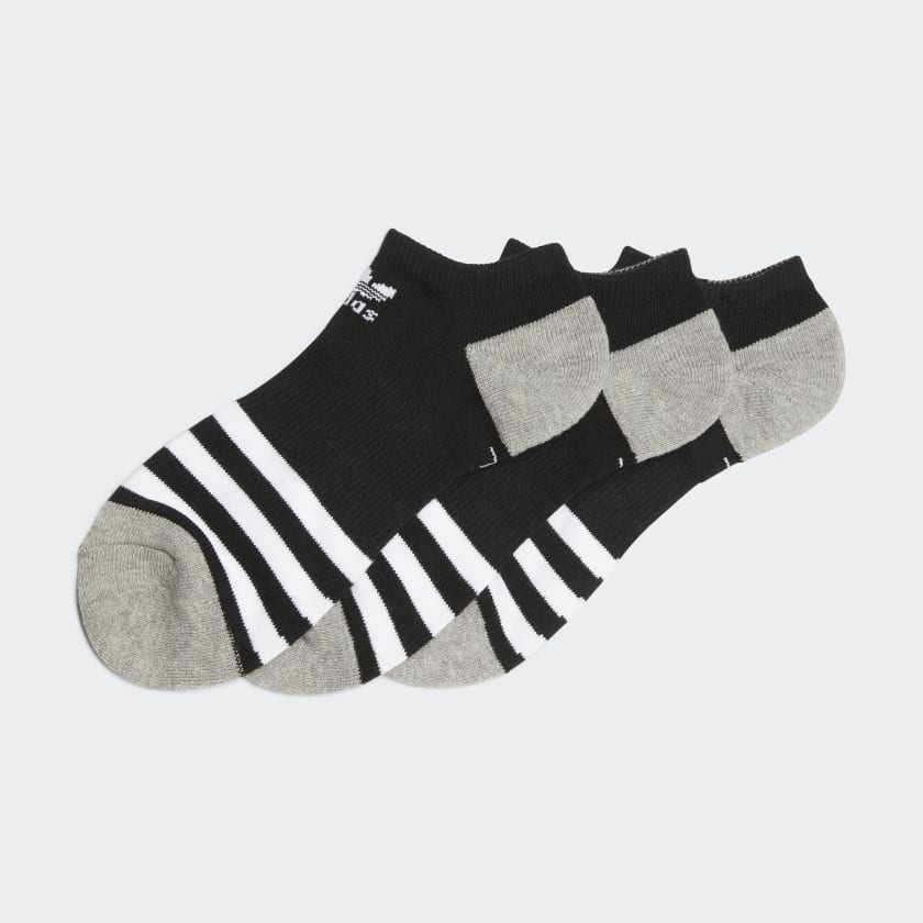 adidas Roller No-Show Socks 3 Pairs - Multicolor | BH6444 | adidas US