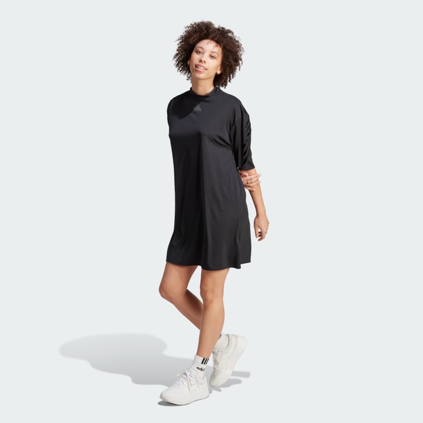 adidas Future Icons 3-Stripes Dress - Black | adidas Australia