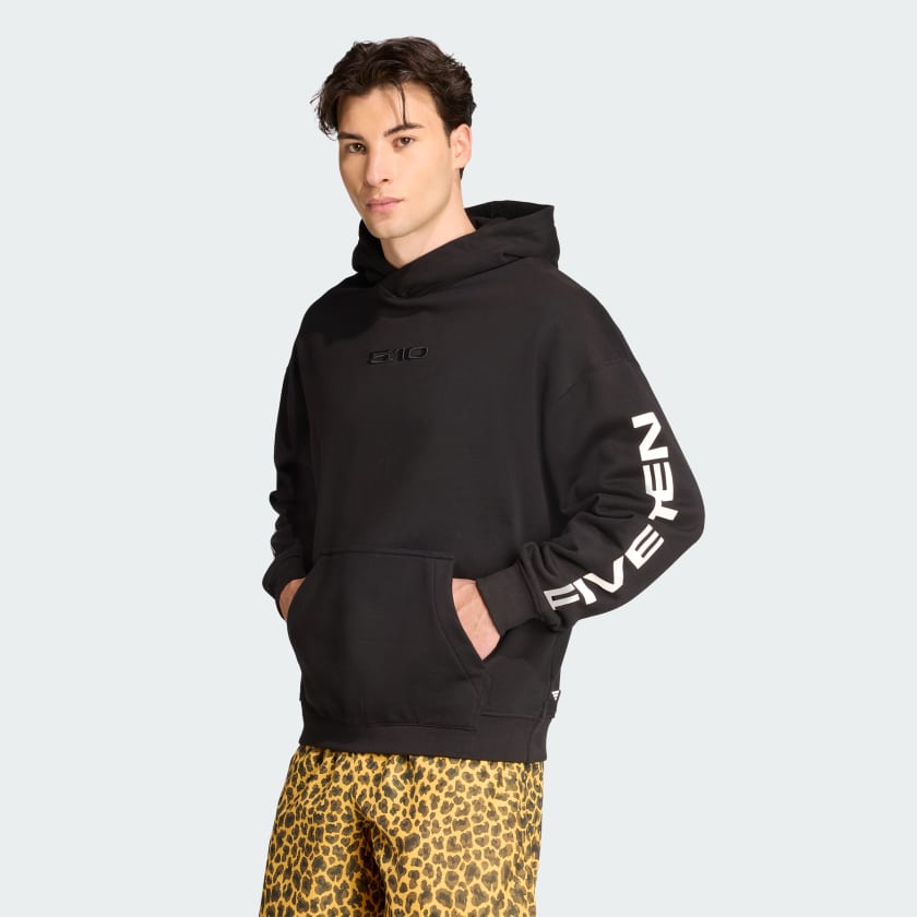 【ADIDAS】 FIVE TEN LOGO HOODIE フーディ★ adidas Five Ten Logo Hoodie - Black | Free Shipping with