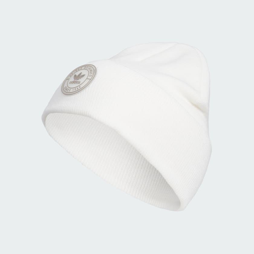 adidas Tall Resort Cuff Beanie - White | Unisex Lifestyle | adidas US