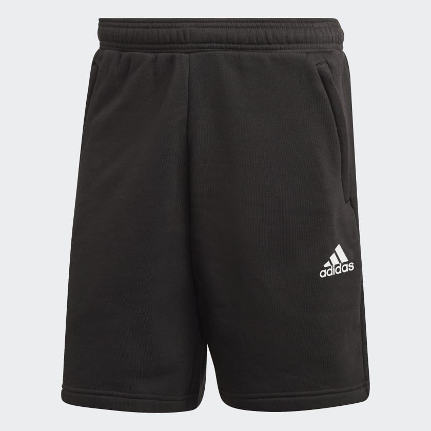 adidas Stadium Fleece Recycled Badge of Sport Shorts Black adidas Australia