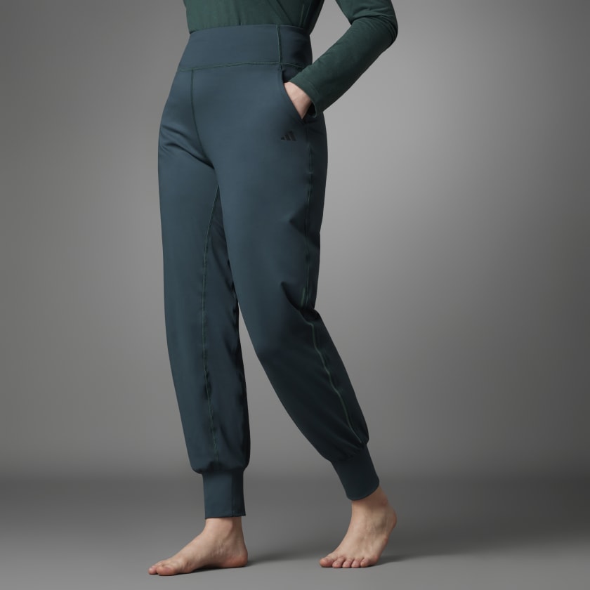 adidas Authentic Balance Yoga Pants - Green, Women's Yoga