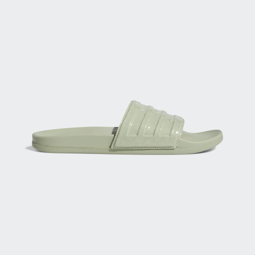 Adidas halo green slides