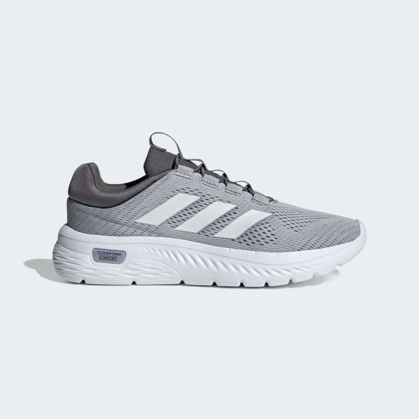 Adidas cloudfoam shoes grey clearance