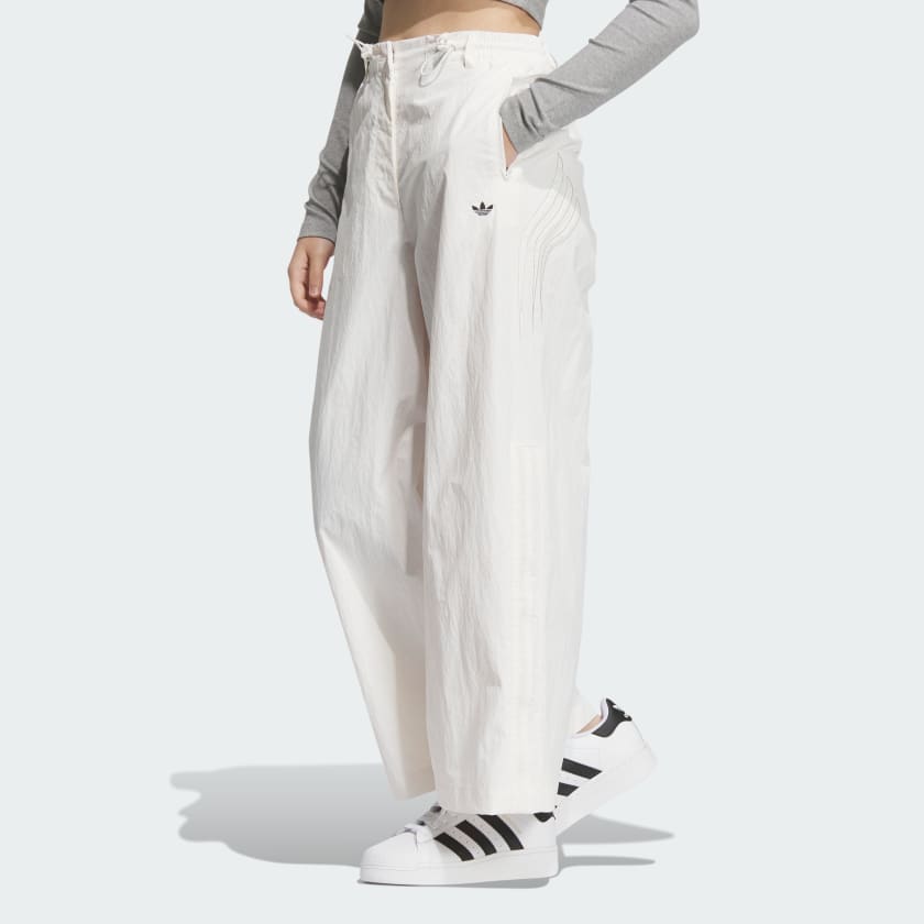 White adidas joggers womens top