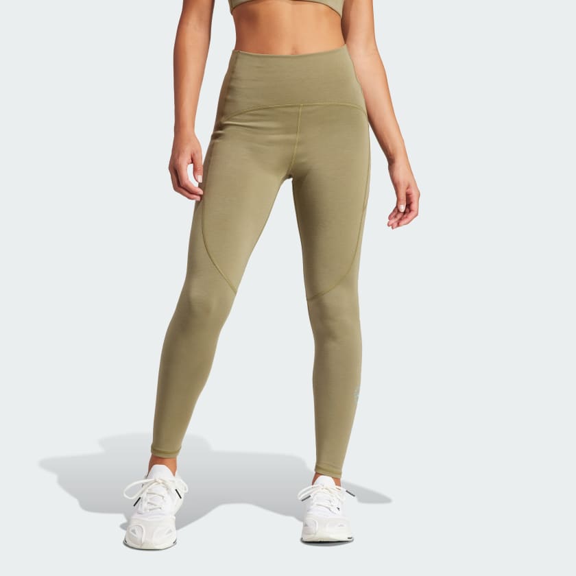 Leggings Stella McCartney Pour Adidas Green size 8 US in Synthetic -  24954366
