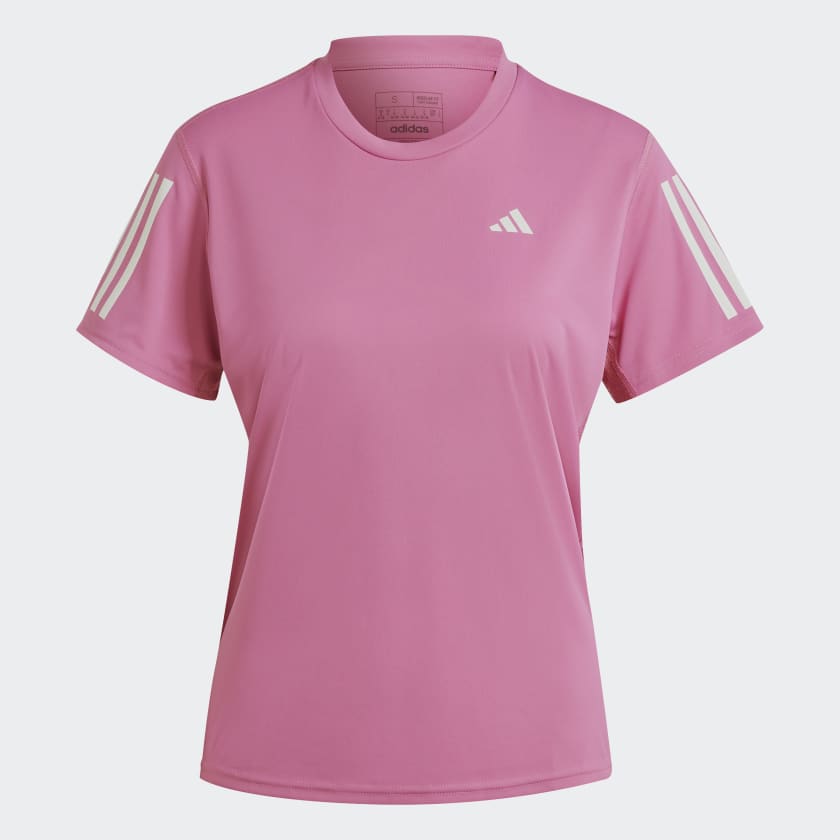 adidas Playera Own the Run Rosa adidas Mexico