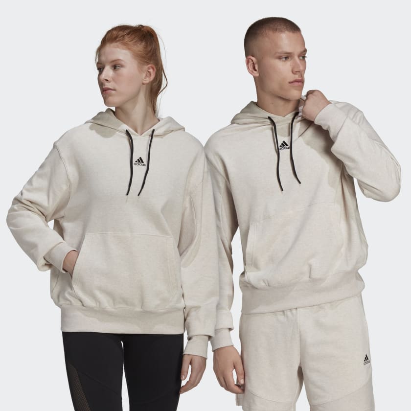 Beige adidas best sale hoodie womens