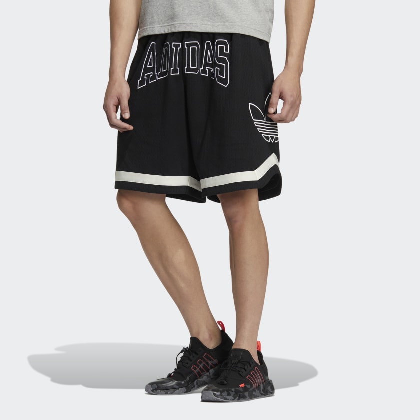 Adidas basketball deals shorts black