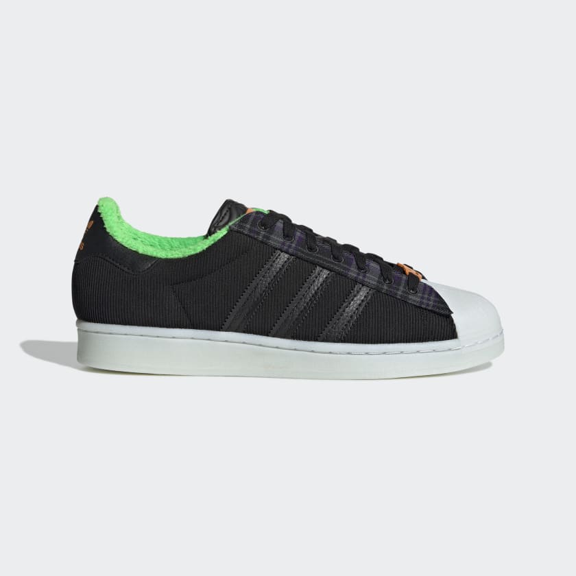 Adidas black green online