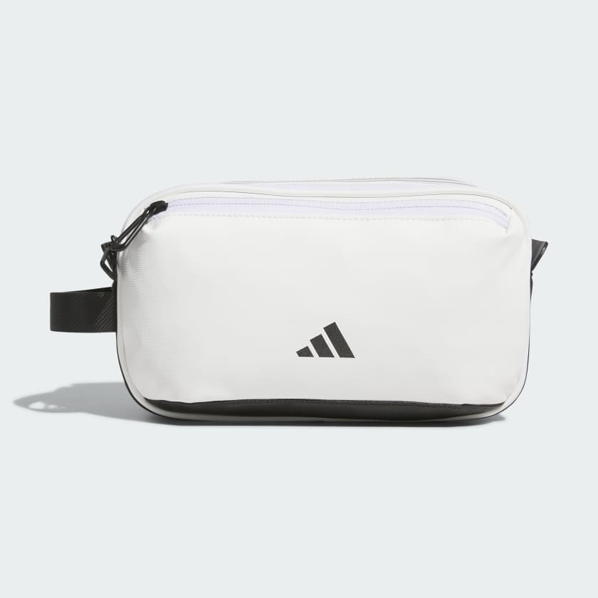 売れ筋がひクリスマスプレゼント！ アディダス 【ゴルフ】合成皮革 ホワイト - ハンドルポーチ ラウンド用品・アクセサリー